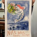 Nice, soleil, fleurs … con autografo di Marc Chagall