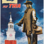 Fly TWA Philadelphia (Pennsylvania), William Penn statue