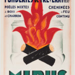 Mirus, Poêle à bois, Fonderies de Tréveray (Meuse)