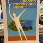 Jacomo Montecarlo Open 1985 tennis / 59,5 x 85,3 cm