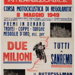 3ª Milano-Sanremo internazionale - Corsa motociclistica di regolarità (Gilera 8 bulloni)