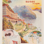 Brunnen, prés Lucerne (Luzern, Lucerna), Lac des Quatre Cantons, Vierwaldstätter-See - Grand Hôtel au Lac / Kanton Schwyz