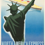 North America Express, Italia - Cosulich (Genova - Trieste) / Statua della Libertà, New York