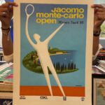 Jacomo Montecarlo Open 1985 tennis / 39,9 x 58,6 cm