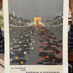 A Francia por Messageries Maritimes - Arc de Triomphe, Paris / 31,3 x 50,2 cm