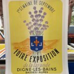 Foire exposition de la lavande, Digne-les-Bains (Basses-Alpes)